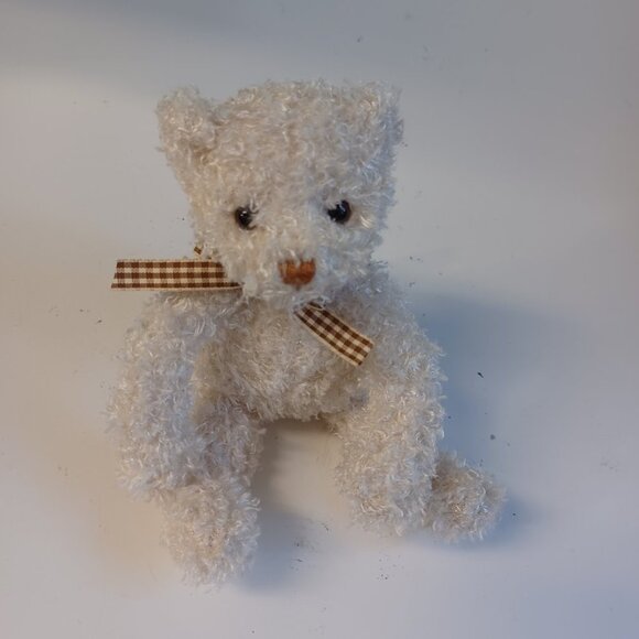 Gund Half Pint Small Ivory Bear Plush Toy - Picture 12 of 12